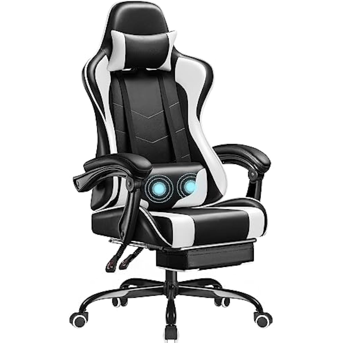 Gaming Chair Lumbar Pillow - Gaming Chair with Adjustable Height Swivel