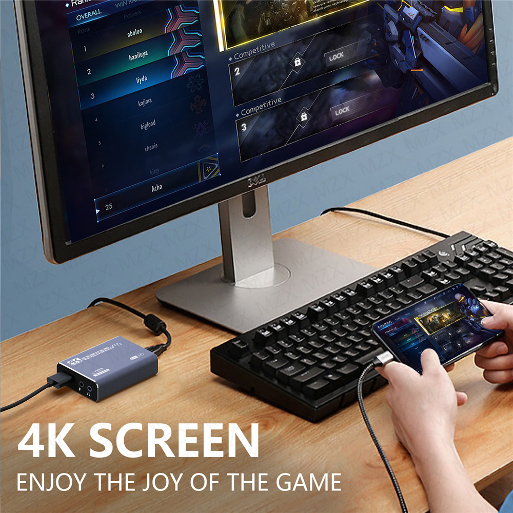 MZX 4K Video Capture Card Boar - Pc Gaming Game review and price