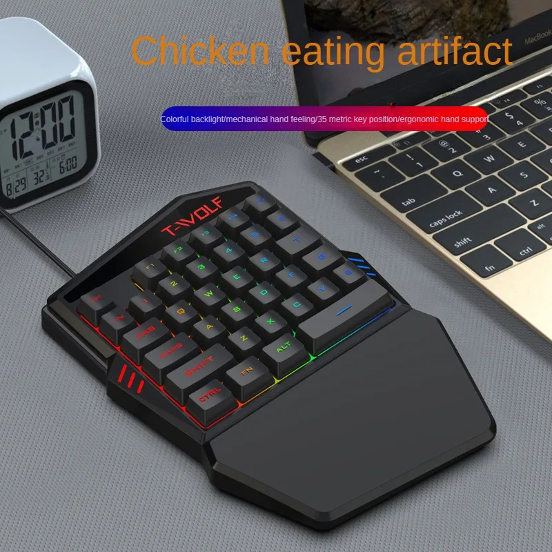 T-WOLF TF900 One Handed Keyboa - Pc Gaming Kit review and price