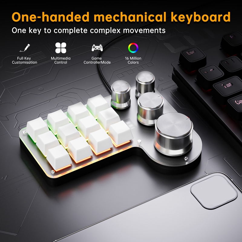 Custom Macro Keyboard 12 Keys  - Mechanical Keyboard review and price