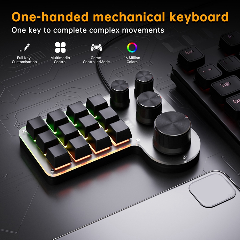 Custom Macro Keyboard 12 Keys  - Mechanical Keyboard review and price
