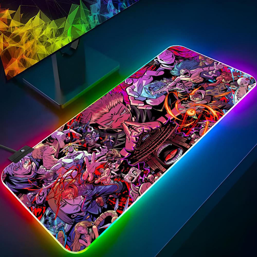 Anime J-jujutsu K-kaisen Mouse - Rgb Mousepad review and price