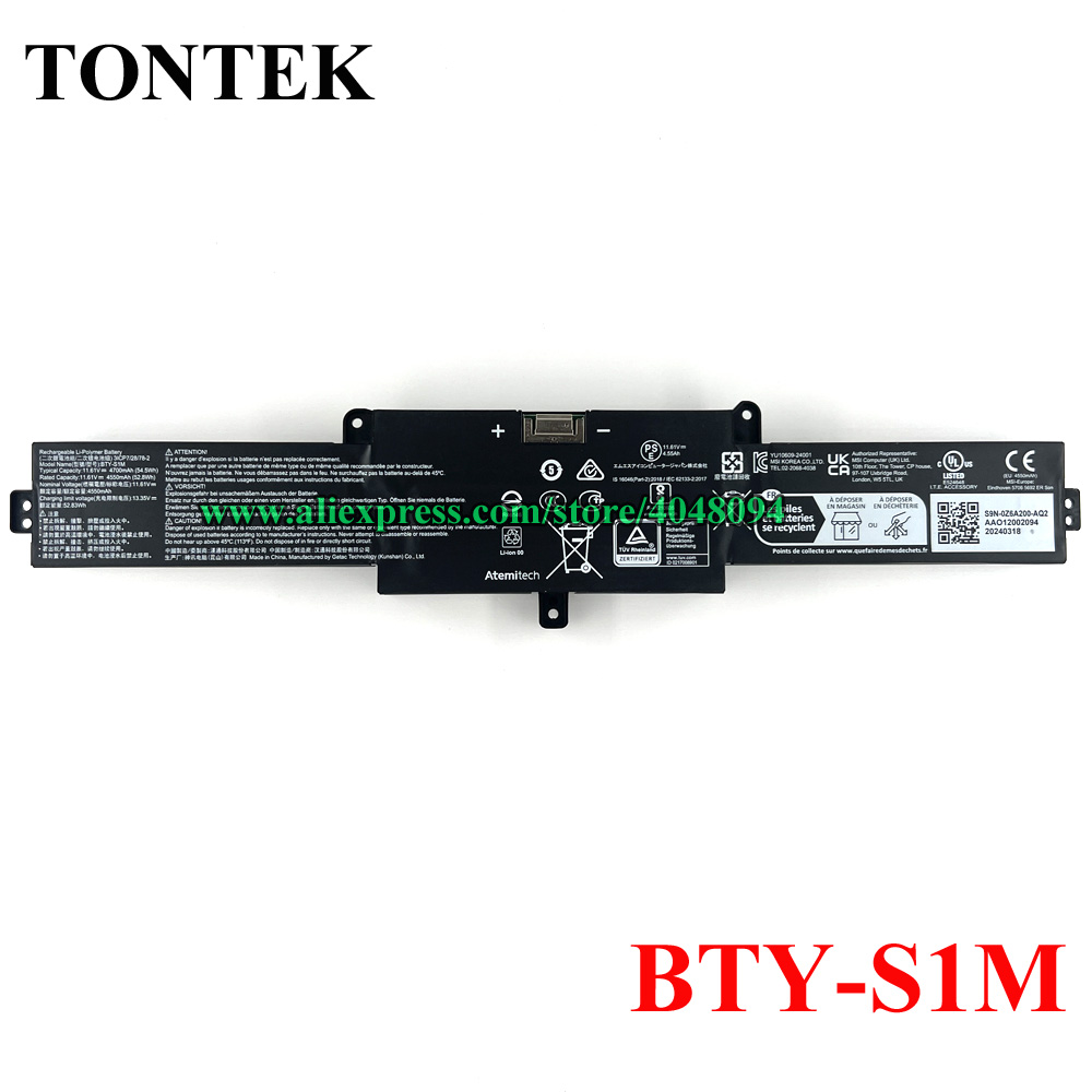 BTY-S1M Battery For MSI Claw 7 - Pc Gaming Msi review and price
