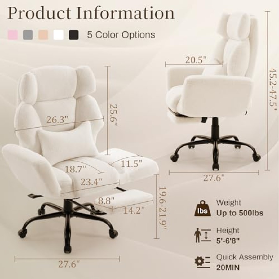 Office Chair with Flip Armrest - Gaming Chair Lumbar Pillow review and price