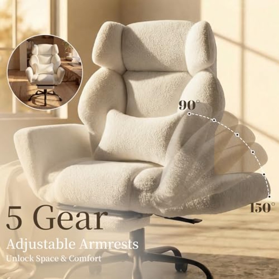 Office Chair with Flip Armrest - Gaming Chair Lumbar Pillow review and price