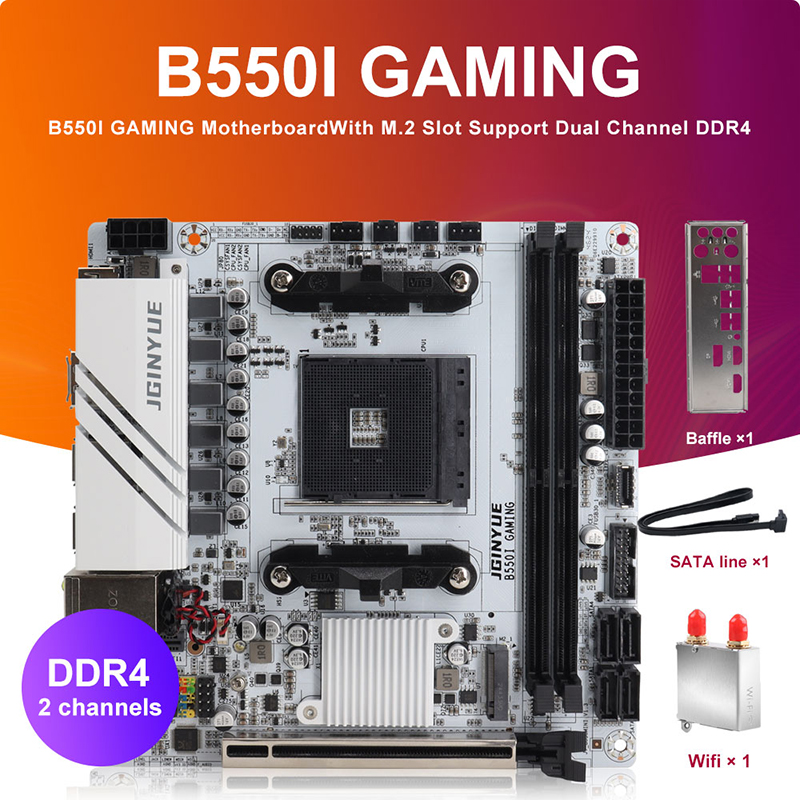 JINGYUE B550I GAMING Motherboa - Pc Gaming Itx review and price