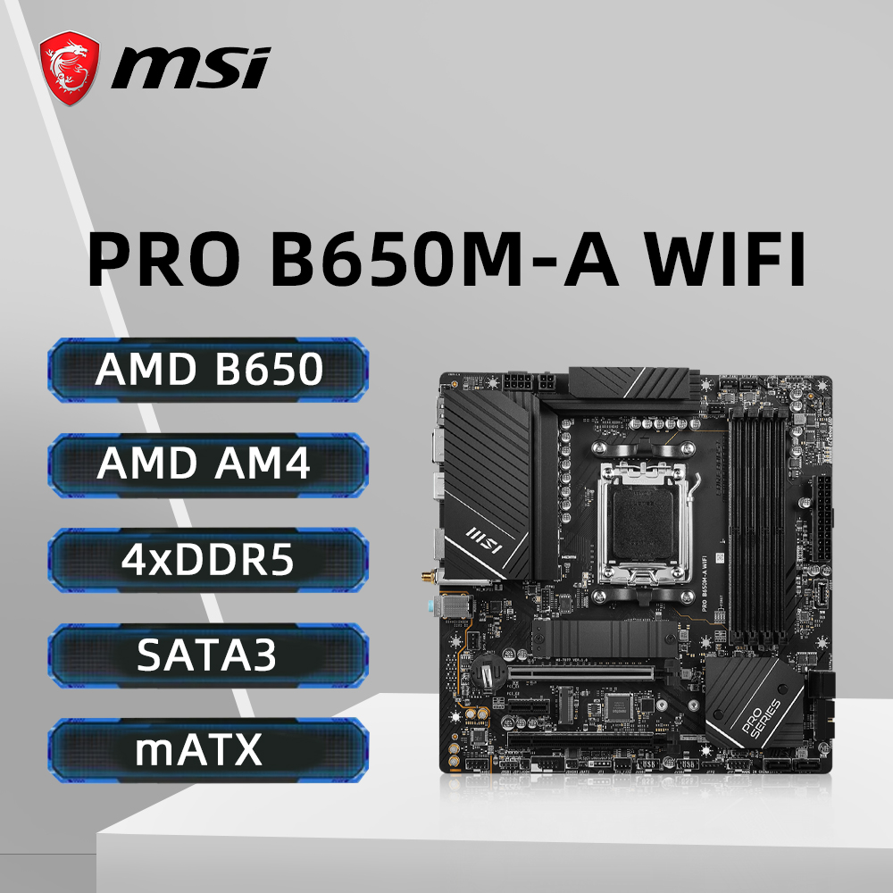 MSI PRO B650M-A WIFI Motherboa - Pc Gaming Msi review and price